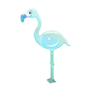 Glass Flamingo